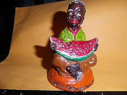Way Down South Black Americana Boy Paperweight Watermelon ...