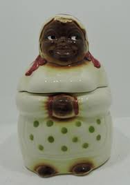 Black Americana Mammy Cookie Jar 9 1/2"