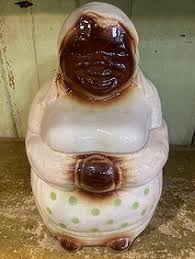 Vintage 1930's Mammy Black Americana Cookie Jar