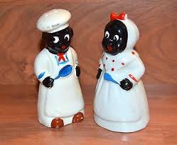 Vintage Black Americana Aunt Jemima/Mammy Chef Salt & Pepper Shakers Japan | #1622646579