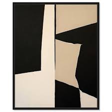 Art Remedy Maderera Modern Minimal Abstracts, 24" x 30", Black Frame : Target