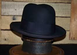 Vintage Knox Homburge Hat (6 7/8 black) | eBay