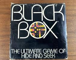 Vintage Black Box Board Game. Parker Brothers 1978. Complete. - Etsy