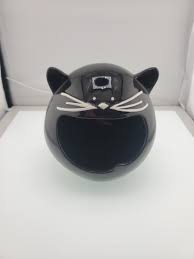 Black Cat Big Mouth Halloween Candy Dish Ceramic Bowl | eBay