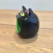 Accents | Black Kitty Cat Wide Mouth Candy Dish | Poshmark