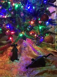 Sweet Brown Leather Christmas Mouse or Mice Set I Love These ...