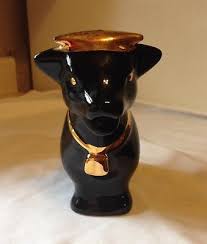 Vintage Porcelain Black and Gold Cow Creamer Retro Kitchen | eBay