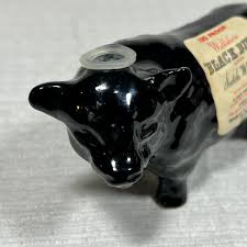 100 Proof Willsher's Black Bull Blended Scotch Whisky Ceramic Bull Bot – The Thrifty Cat