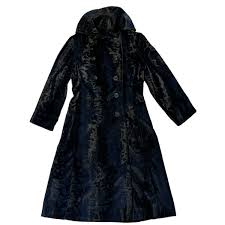 VTG Borella Long Double Breasted Coat Made In England Style By Fairmoor Black | eBay