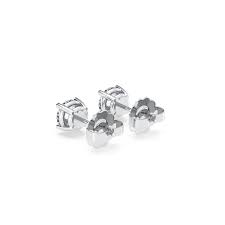 Lab Diamond Stud Earrings (3/4 ct. tw.) - 14K White Gold