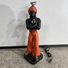 Blackamoor Lamp In Antique Lamps for sale | eBay