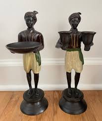 Blackmoor Nubian Egiptian Statues Reproduction Set of 2 | eBay