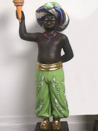 Porte flambeau D : Statues MILLE ET UNE NUITS