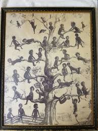 Copyrighted 1909 W.F. Bell "Blackbirds" glass framed artwork for Sale in Tarpon Springs, FL - OfferUp