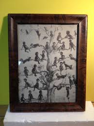 Antique African American Framed "Blackbirds" Print by William Bell 1909's | #1913976316