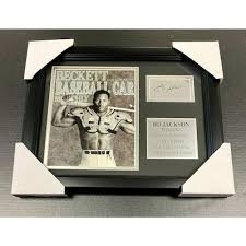 Signed Bo Jackson Photo - KNOWS BECKETT LASER ENGRAVED RP ...