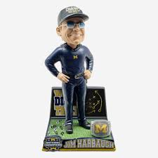 Jim Harbaugh Michigan Wolverines We Did That Bobblehead FOCO