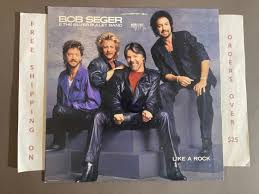 BOB SEGER LIKE A ROCK 1986 LP W/ LYRIC SLEEVE | eBay