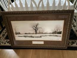 Bob Timberlake “Late Snow at Riverwood” Framed Print - arts & crafts - by owner - sale - craigslist