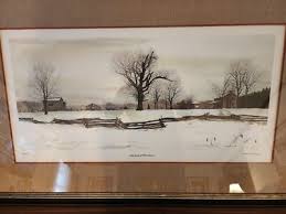 Bob Timberlake "Late Snow at Riverwood" Signed & numbered | eBay