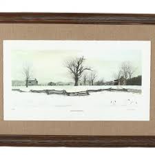 Bob Timberlake (NC), Late Snow at Riverwood (Lot 229 - The ...