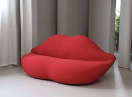 Red Lips Bocca Style Sofa
