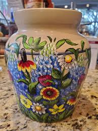 Vintage P. Darrell Fugler Marshall TX Pottery Large Lidded ...
