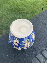 Tuscan Style Hand Painted Ceramic Vase Pitcher Urn Vessel ...