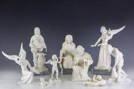 Sold at Auction: 9 pc Boehm Bisque Porcelain Religious ...