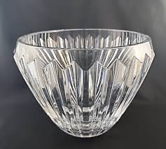 Vintage Clear Crystal 7 1/4" Tall Serving Bowl | eBay