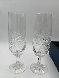 6-Vintage BOHEMIA CRYST Crystal Wine Glass/Goblet 7” Tall Lot Of 6 | eBay