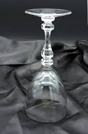 Set of 4-tiffin Franciscan Lyndley Cut Crystal Wine Glasses ...