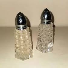 Unique Vintage | Dining | Vintage Square Cut Crystal Glass ...