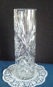 Large Crystal Flower Vase Height: 14'' Weight 5 1/2 Lbs - Etsy