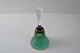 Glass bell Bohemia crystal 1960s For Sale at 1stDibs