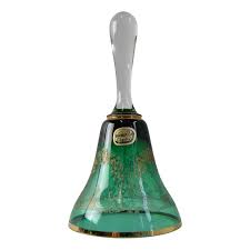 Bohemia Glass Bell in Crystal, 1960s | Chairish