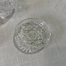 1970s Crystal Small Ring Dishes- Set of 3 | Chairish