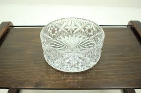 Glass Bowl from Bohemia Glass, 1970s for sale at Pamono