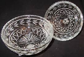 Vintage Bohemian Cut Crystal Pedestal Candy and 42 similar items