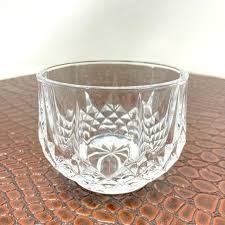 Vintage Small Bohemia Lead Crystal Art Bowl Votive | eBay