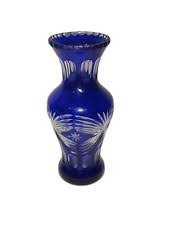 Glass Blue Collectible 1900-1919 Time Period Manufactured Vases for sale | eBay