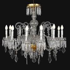 Vintage Bohemian Crystal Chandelier, 1950s for sale at Pamono