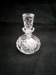 Vintage Waterford Clear Diamond Perfume Bottle | eBay