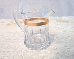 Vintage Domed Butter Dish, Creamer, Spoon Holder, Clear ...