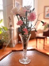 Buy Vintage Bohemian Czech Republic 24% Lead Clear Hand Cut Crystal Vase Online in India - Etsy