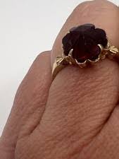Lab-Created Gemstone Ring Ruby Yellow Gold Fine Rings for sale | eBay