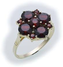 Women's Ring M.Granat IN Gold 333 Garnet All Widths Yellow Quality 8023/3 | eBay