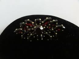 ANTIQUE FAB CLUSTER PYROPE GARNET BROOCH | eBay