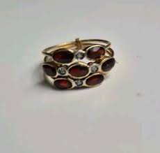 Fabulous Portugese 19ct (800) Gold Multi Band Citrine And ...