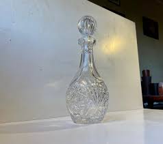 Vintage Bohemian Crystal Decanter, 1970s for sale at Pamono